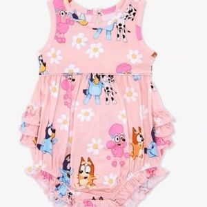 Little Sleepies Bluey Garden Games Bubble Romper